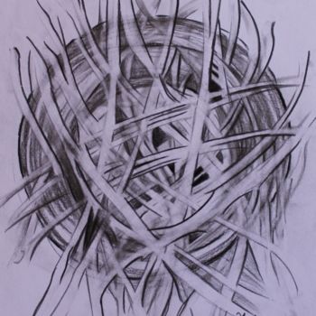Dessin intitulée "pulse 2" par Audrey Claire, Œuvre d'art originale, Crayon