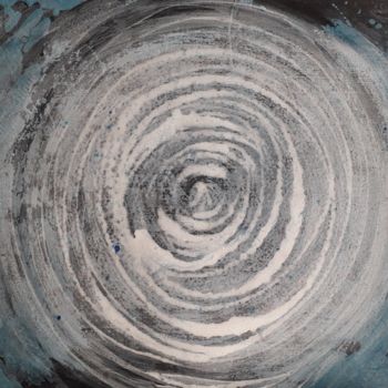 Malerei mit dem Titel "Hole" von Audrey Claire, Original-Kunstwerk, Acryl