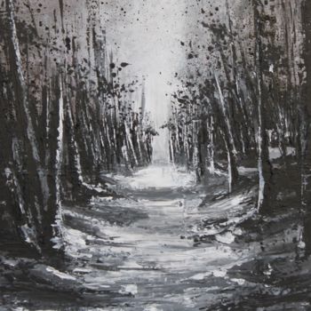 Peinture intitulée "BORDERLINE" par Audrey Claire, Œuvre d'art originale, Acrylique Monté sur Châssis en bois