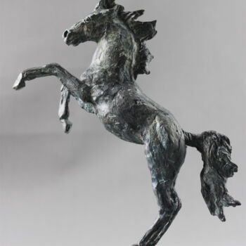 Sculpture intitulée "La Cabrade" par Audrey Fléchet, Œuvre d'art originale, Bronze