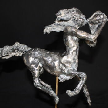 Sculpture intitulée "Pholos à la conque" par Audrey Fléchet, Œuvre d'art originale, Bronze