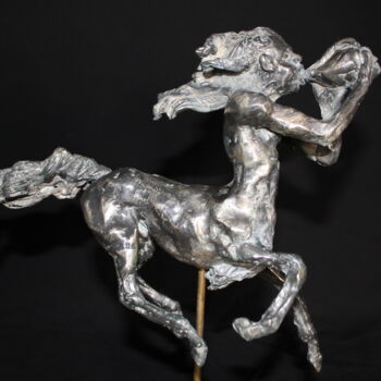 Sculpture titled "Pholos à la conque" by Audrey Fléchet, Original Artwork, Bronze