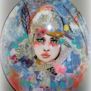 Malerei mit dem Titel "Anna2" von Audrey Marienkoff, Original-Kunstwerk, Acryl