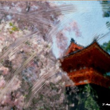 Digital Arts titled "Japanese Cherry" by August, Original Artwork