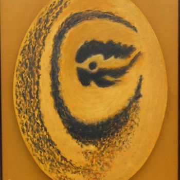 Ζωγραφική με τίτλο "Eye Galaxy" από Augusta Stylianou, Αυθεντικά έργα τέχνης, Λάδι