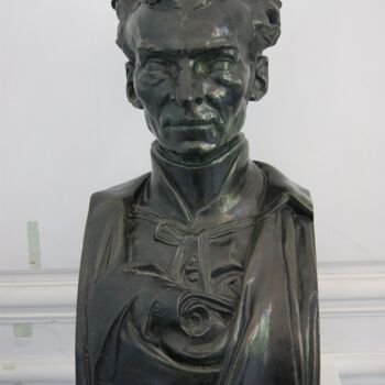 Sculpture intitulée "Le Père Eymard" par Auguste Rodin, Œuvre d'art originale, Bronze
