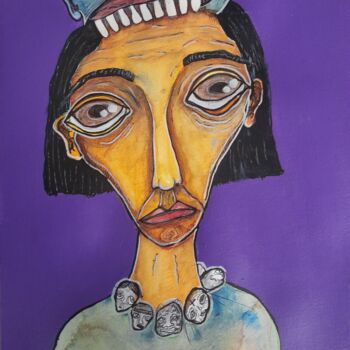 Painting titled "Deimos" by Augusto Fernandes, Original Artwork, Acrylic