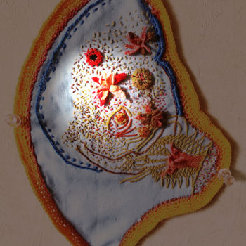 "Pequeño paisaje" başlıklı Tekstil Sanatı Aura Cruz tarafından, Orijinal sanat, Tekstil