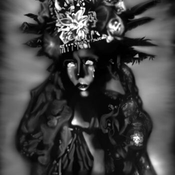 Arts numériques intitulée "Madonne" par Aurélie Pancrate, Œuvre d'art originale, Peinture numérique