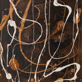 Malerei mit dem Titel "Jazz" von Aurélie Dejoie, Original-Kunstwerk, Acryl