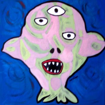 Painting titled "Apparition 4" by Aorlius, Original Artwork, Acrylic