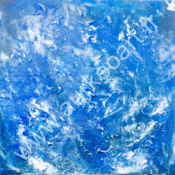 Painting titled "ocean-vu-du-ciel-gf…" by Aurkeo, Original Artwork, Acrylic