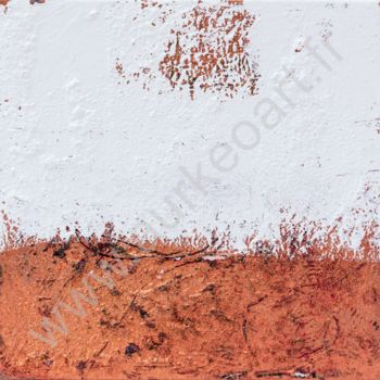Peinture intitulée "desert-rouge-gf.jpg" par Aurkeo, Œuvre d'art originale, Acrylique
