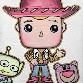 Pintura titulada "Woody and friends" por Aurorae, Obra de arte original, Acrílico