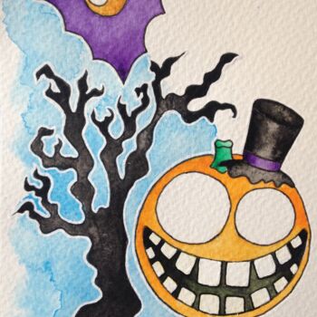 Rysunek zatytułowany „Odd local, pumpkin…” autorstwa Aurorae, Oryginalna praca, Inny