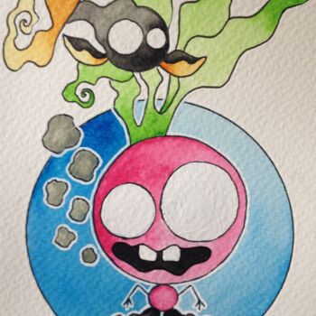「Odd local, Bubble H…」というタイトルの描画 Auroraeによって, オリジナルのアートワーク, その他