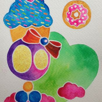 Drawing titled "Odd local, Cupcake…" by Aurorae, Original Artwork, Other