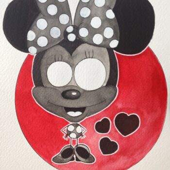 Painting titled "Odd local, Minnie M…" by Aurorae, Original Artwork, Other