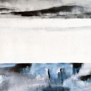 Pittura intitolato "Landscape 2" da Atelier Blå, Opera d'arte originale, Acrilico Montato su Telaio per barella in legno