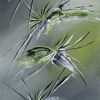 Peinture intitulée "Parade de colibris…" par Aurore Franc, Œuvre d'art originale, Acrylique