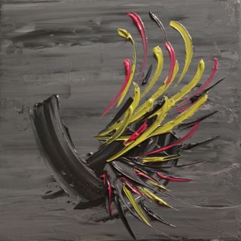 Painting titled "Dernier vent d'été…" by Aurore Franc, Original Artwork