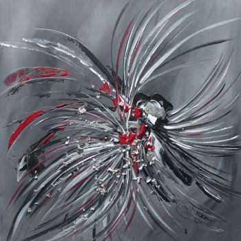 Peinture intitulée "En Amour 50x50 acry…" par Aurore Franc, Œuvre d'art originale, Acrylique