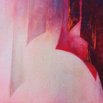 Painting titled "Suspend" by Aurore Thomas, Original Artwork