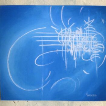 Pintura titulada "Sifflement du ciel" por Aurore Thomas, Obra de arte original