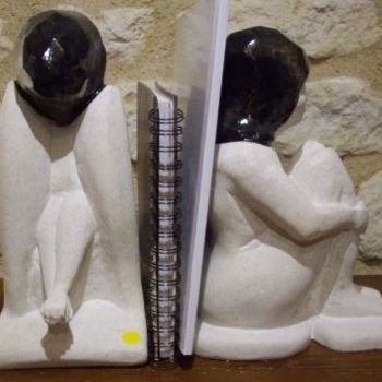 Скульптура под названием "Méditation et Conce…" - Aurore Bonnet, Подлинное произведение искусства, Камень