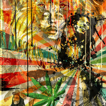 Arts numériques intitulée "Sun Is Shining" par Aurore Joly, Œuvre d'art originale, Peinture numérique
