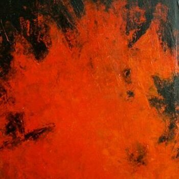 Painting titled "FIRE#2" by Autres Artistes, Original Artwork, Oil