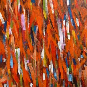 Pintura titulada "CROWD" por Autres Artistes, Obra de arte original, Oleo