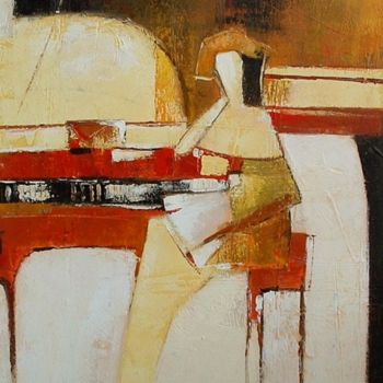 Painting titled "PIANIST" by Autres Artistes, Original Artwork, Oil