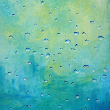 Peinture intitulée "После дождя" par Nika Tartakovskaya, Œuvre d'art originale, Acrylique
