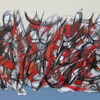 Картина под названием "Wind" - Romeo Avagyan, Подлинное произведение искусства, Масло