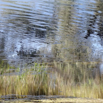 Photography titled "IMPRESSIONISM XXX:…" by Curtis H. Jones, Original Artwork, Digital Photography Mounted on Wood Stretcher…