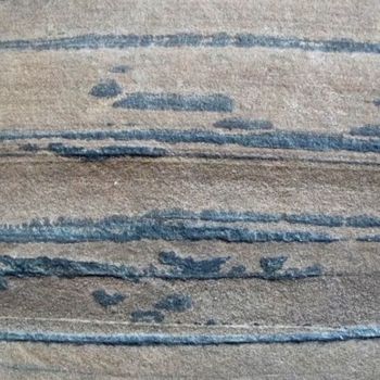 Photography titled "ROCK-LINES 1.8: - M…" by Curtis H. Jones, Original Artwork, Digital Photography Mounted on Wood Stretche…