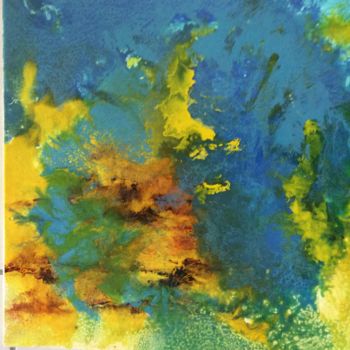 Pittura intitolato "ECLATS" da Jenny Avenel, Opera d'arte originale, Pittura di vetro colorato