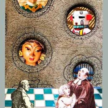 Collages getiteld "appeasing the ances…" door C Avery, Origineel Kunstwerk