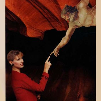 Collages intitolato "Spelunker" da C Avery, Opera d'arte originale