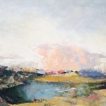 Pittura intitolato "Landscape" da Avesh, Opera d'arte originale, Olio