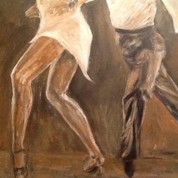 Painting titled "Tango" by Anne Vignau, Original Artwork, Acrylic