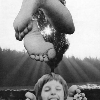 Collages titled "Child of summer. Ди…" by Vladimir Abaimov, Original Artwork, Collages