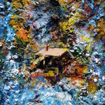 Картина под названием "Blue Evening / Сини…" - Владимир Абаимов, Подлинное произведение искусства, Масло