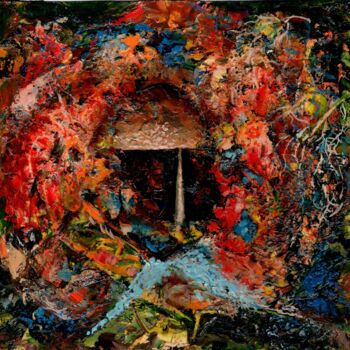 Pittura intitolato "Delicate Balance /…" da Vladimir Abaimov, Opera d'arte originale, Inchiostro