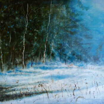 Schilderij getiteld "The Seasons. Winter…" door Vladimir Abaimov, Origineel Kunstwerk, Olie