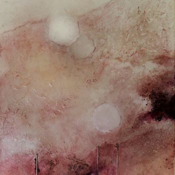 Peinture intitulée "UN ANGE M'ECOUTAIT" par Annick Volant-Vettu (AVVA), Œuvre d'art originale, Acrylique Monté sur Châssis e…
