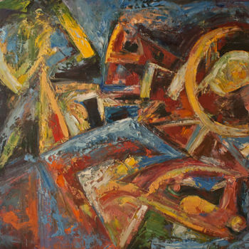 Peinture intitulée "Empty passion" par Ax Malin, Œuvre d'art originale, Gouache