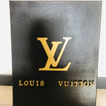 Sculpture titled "Cadre Louis Vuitton" by Axel Rodriguez-Leriche, Original Artwork, Resin