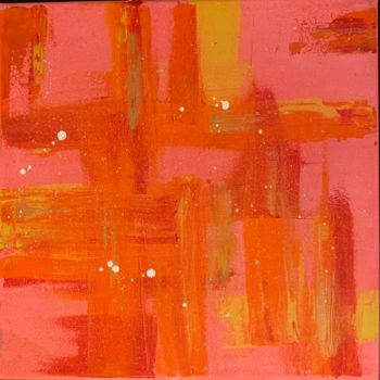 Painting titled "Tableau art abstrait" by Axelle Fuchs, Original Artwork, Acrylic